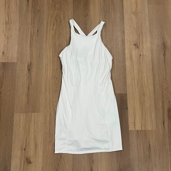 All In Motion White Dress Romper Shorts Athletic Workout Size Medium - Picture 3 of 6